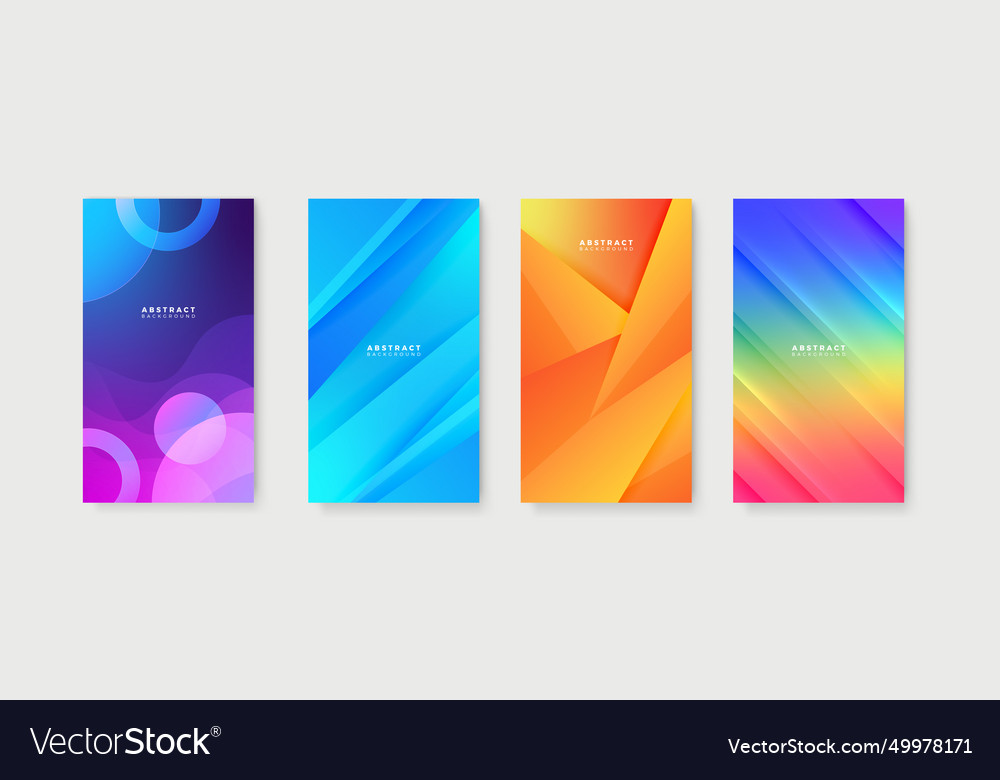 Colourful background for story social media Vector Image Colourful background for story social media