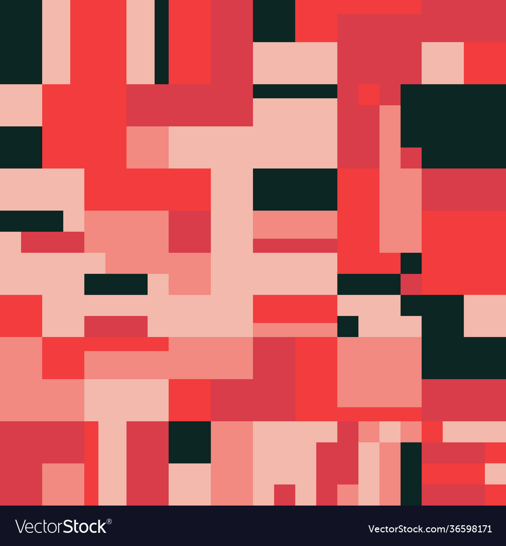 Deconstructed abstract pattern design vector image Deconstructed abstract pattern design