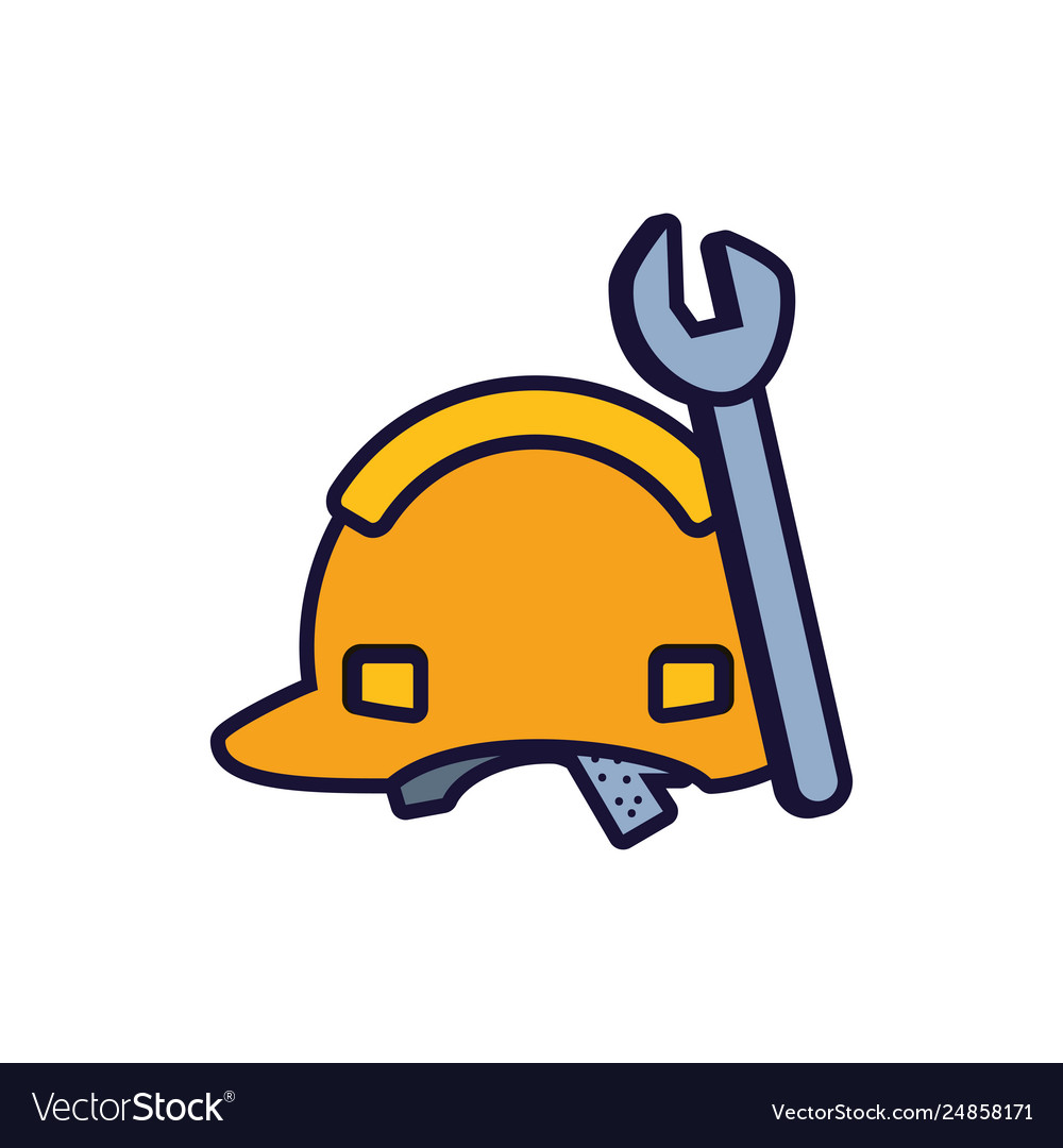 Helmet protection with wrench tool