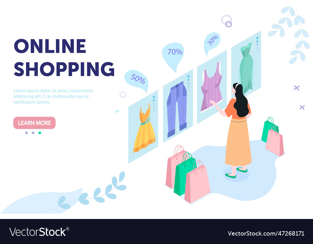 Online shopping concept