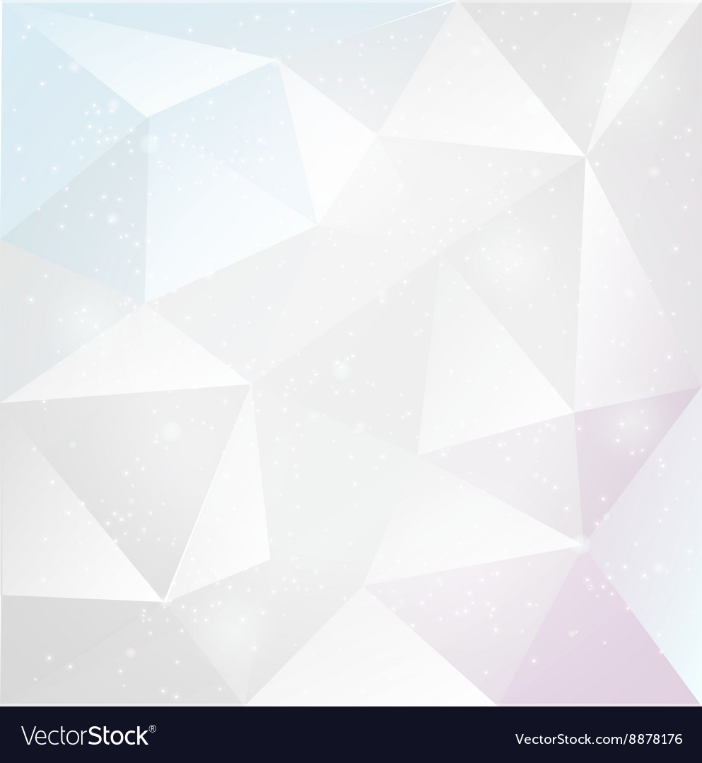 Abstract white background with triangles