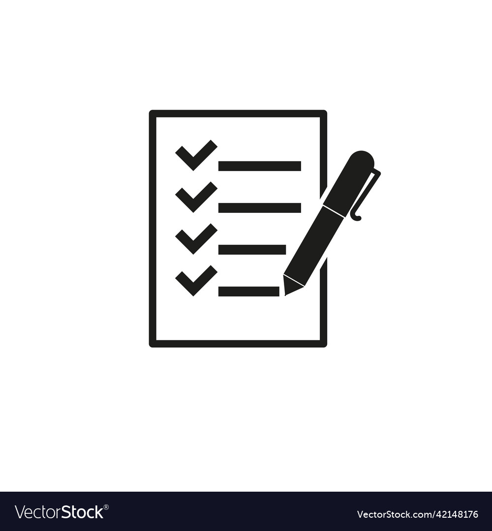 Clipboard icon linear image simple flat vector image Clipboard icon linear image simple flat