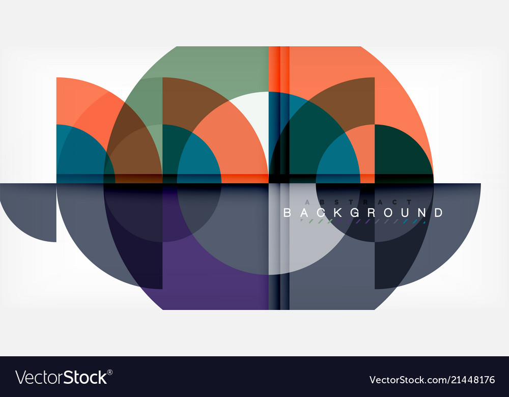 Colorful Circle Abstract Background