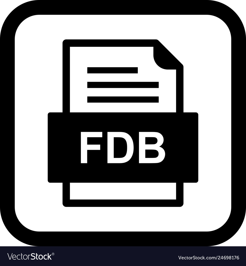 Fdb file document icon