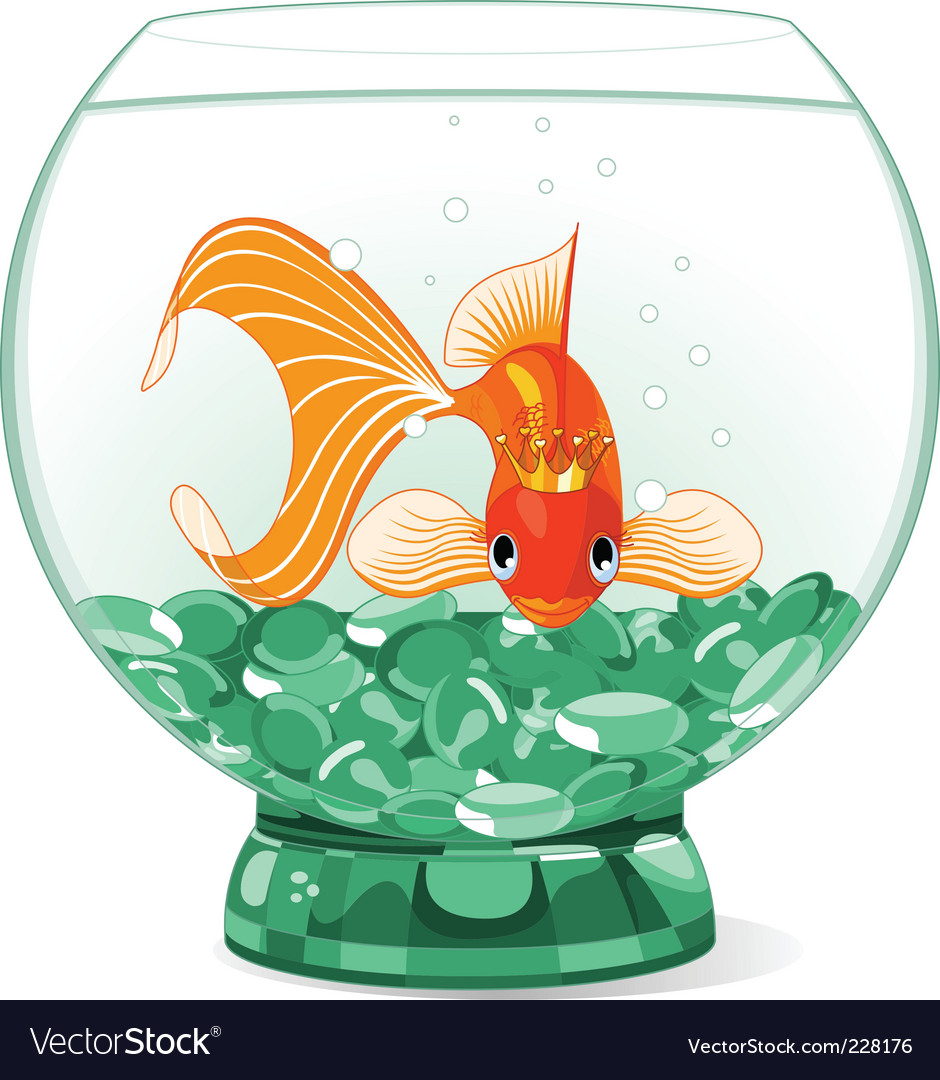 Goldfish Royalty Free Vector Image - VectorStock