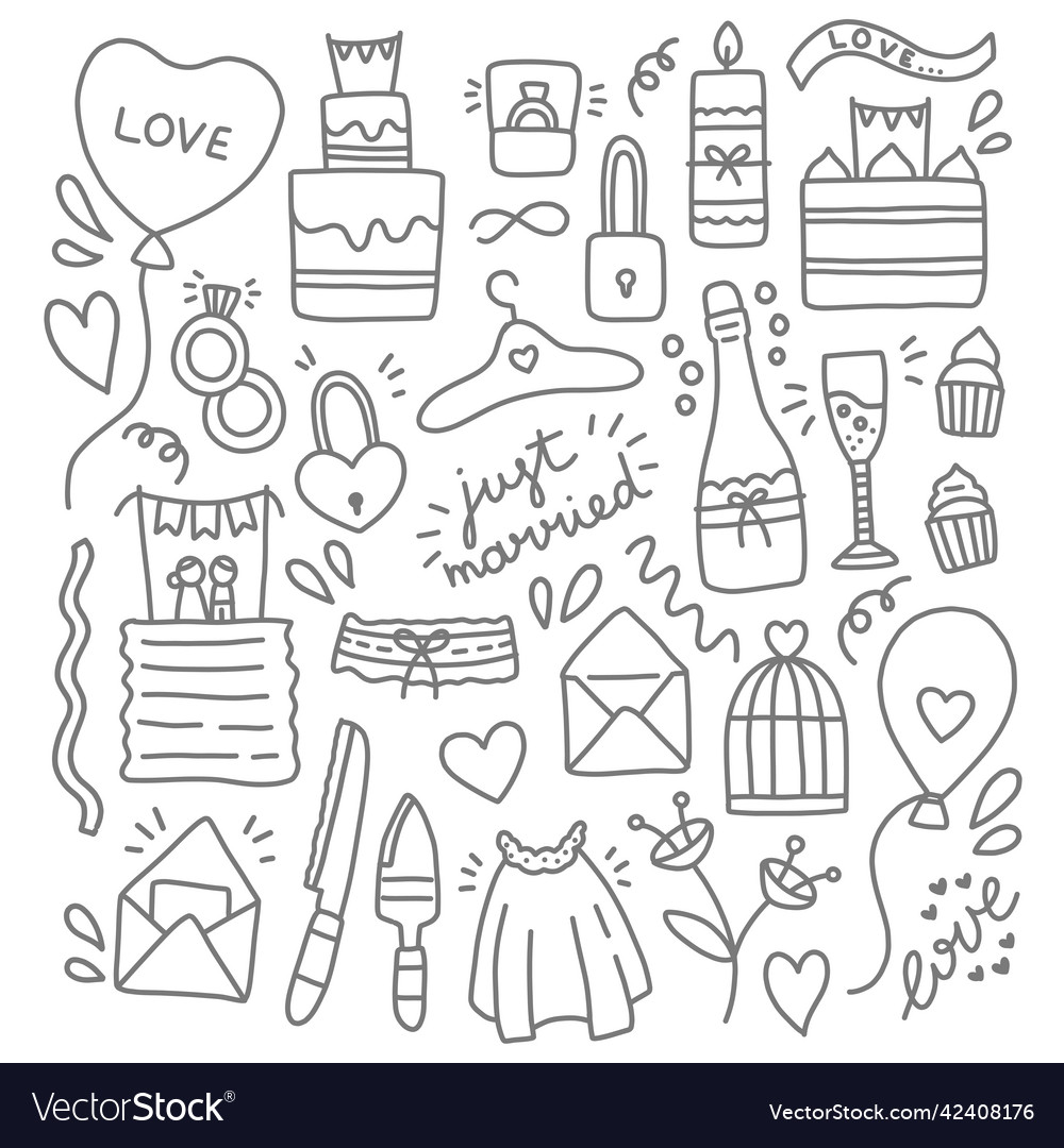 Wedding Doodle Collection