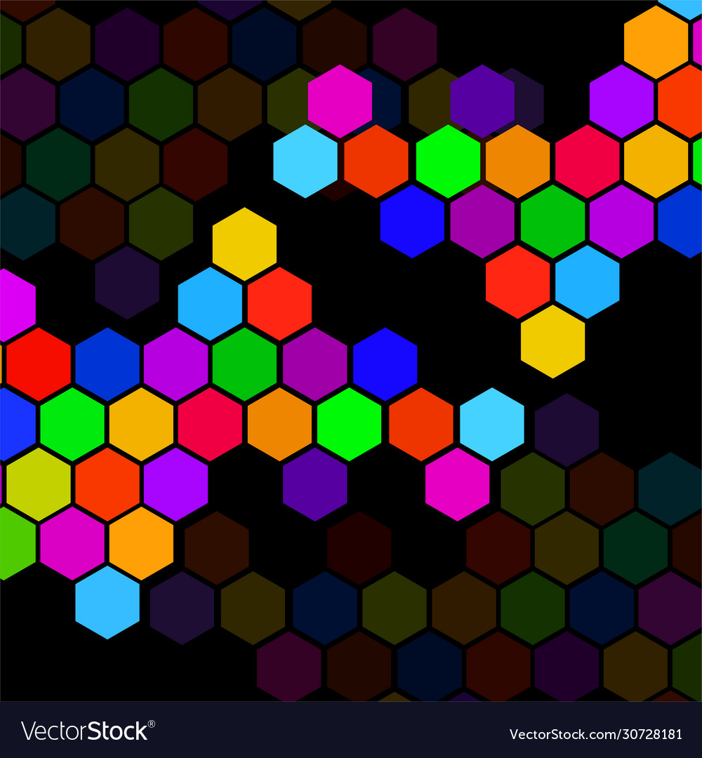 Abstract geometric background with colorful