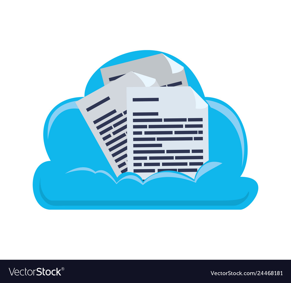 Cloud computing server with documents
