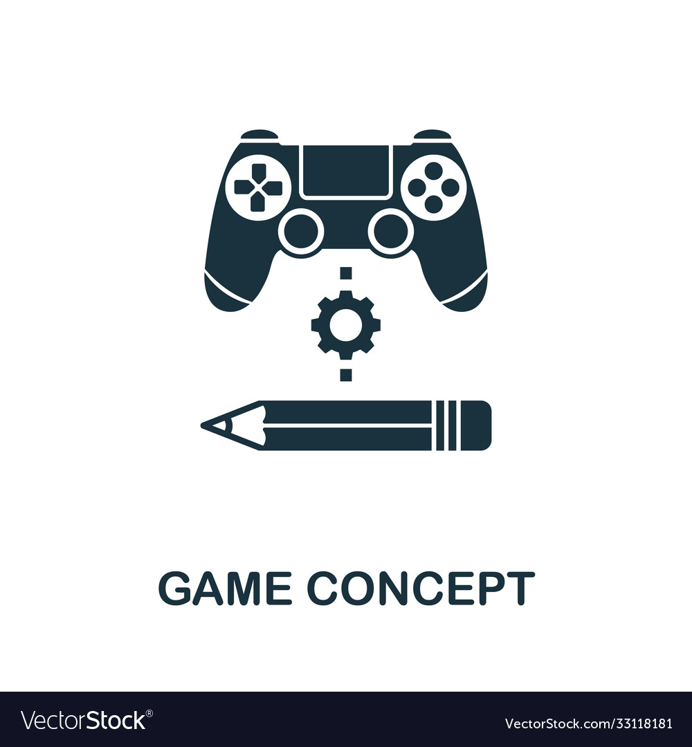 Game concept icon simple element from Vector Image Game concept icon simple element from