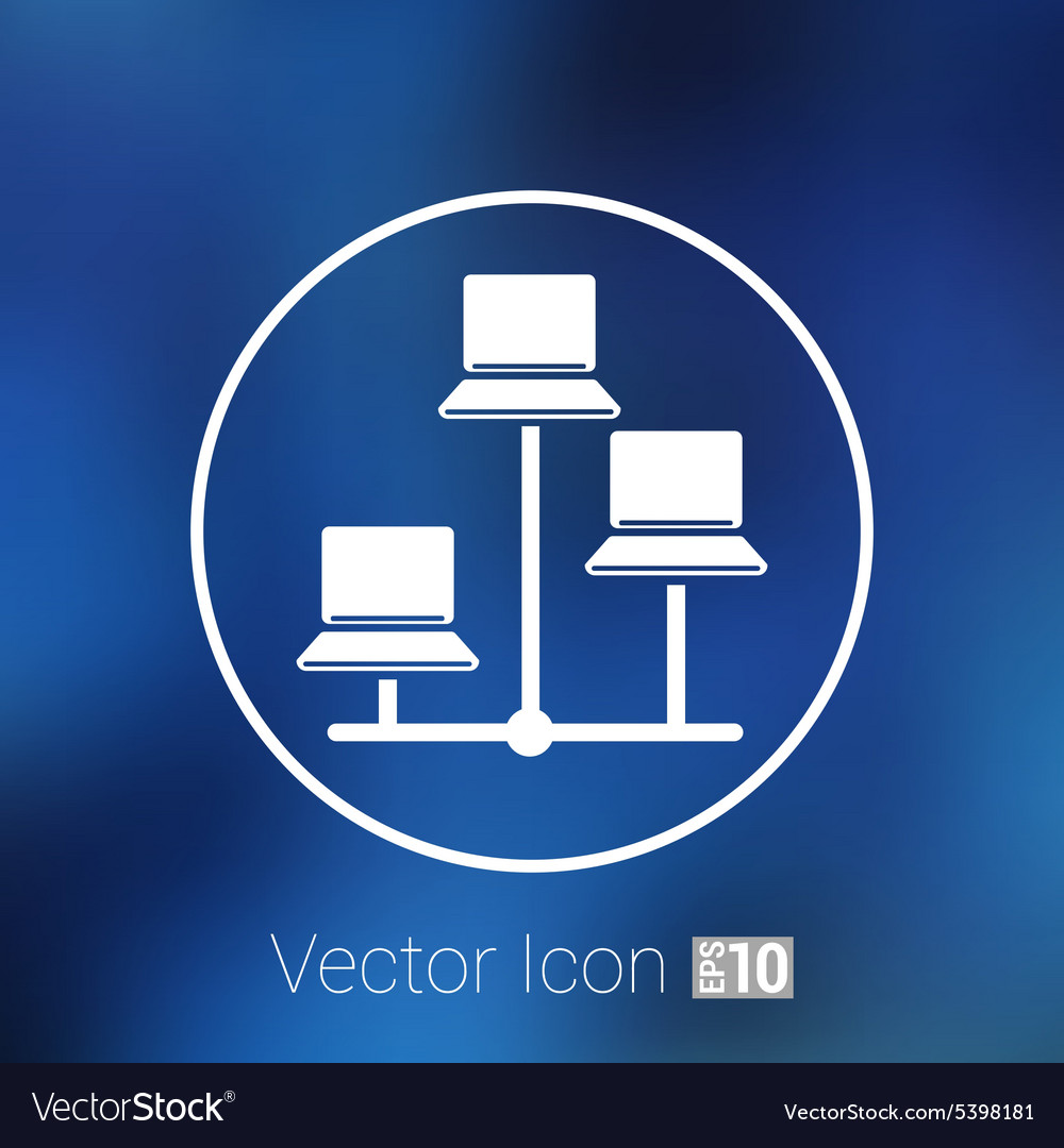 Netzwerk - Icon Networking drahtgebundenes Lan Web