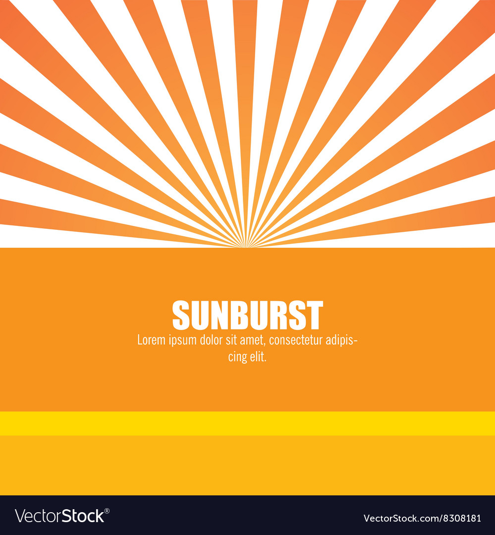 Sunburst Muster Design