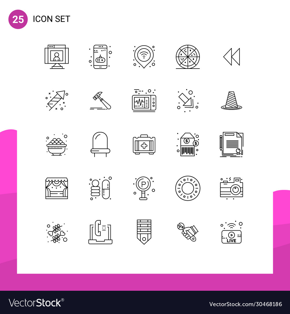 25 universal lines set for web and mobile