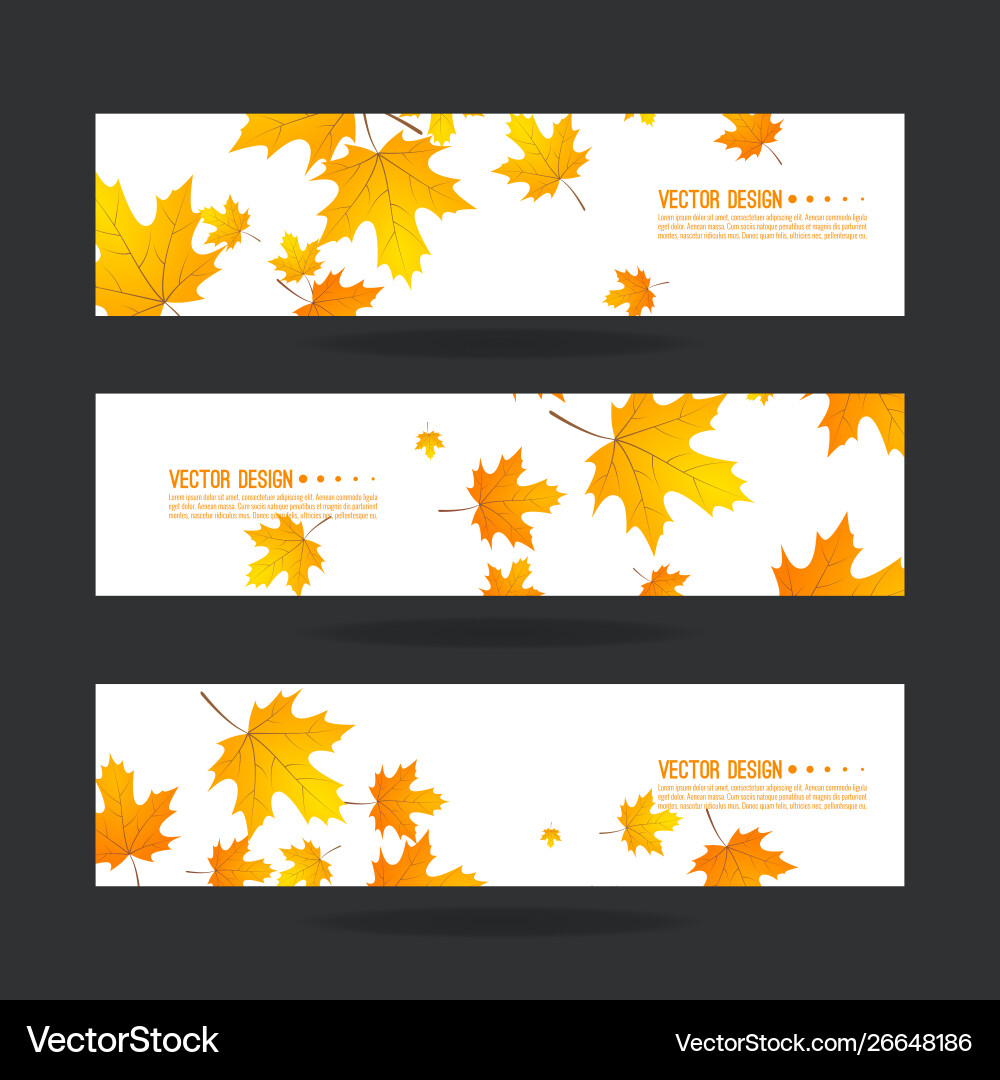 Abstract autumn background Royalty Free Vector Image