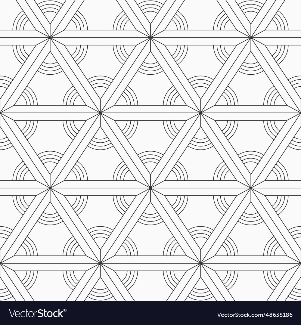Abstract geometric seamless pattern vector image Abstract geometric seamless pattern