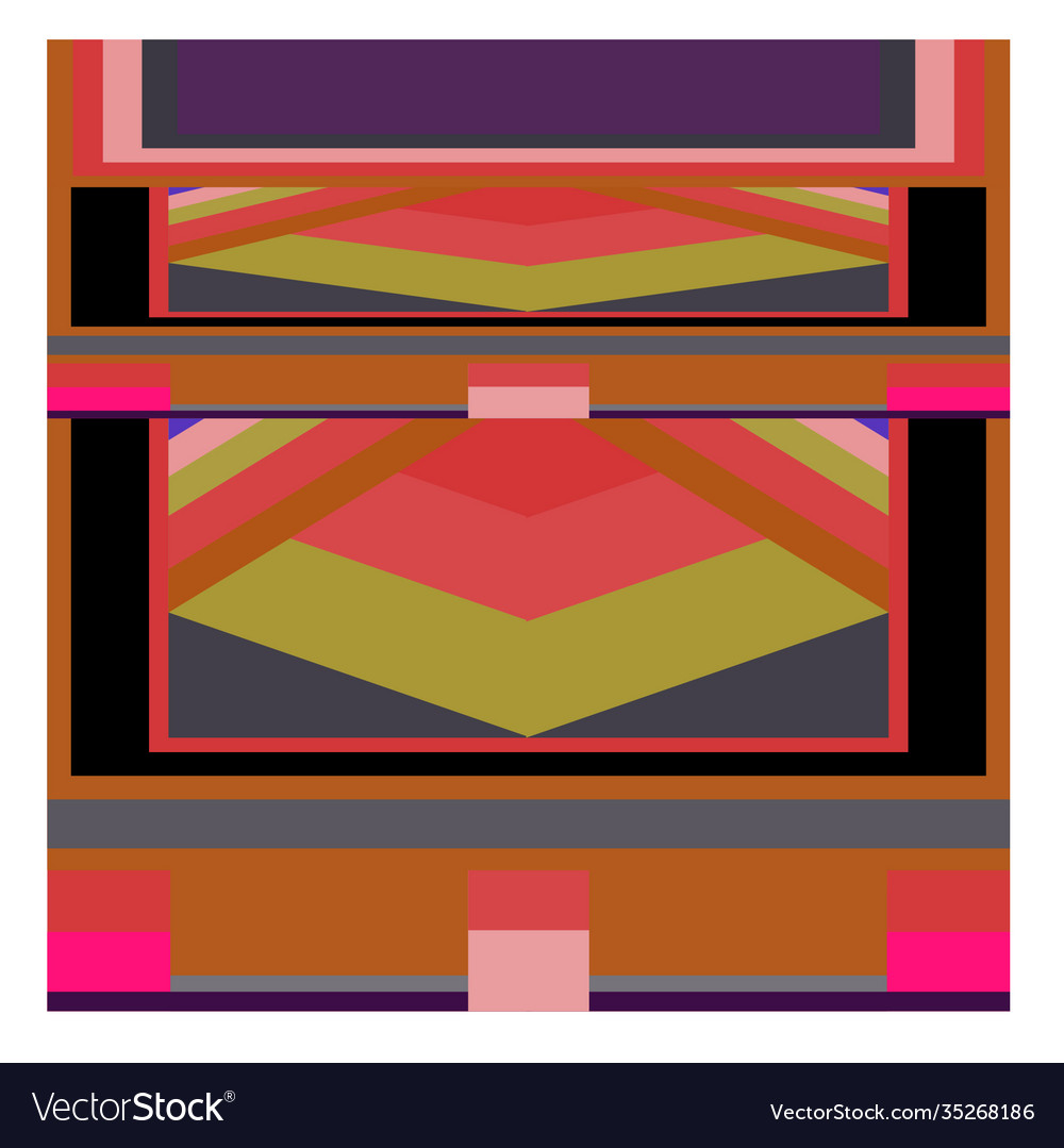 Colorful geometric and curve background pattern