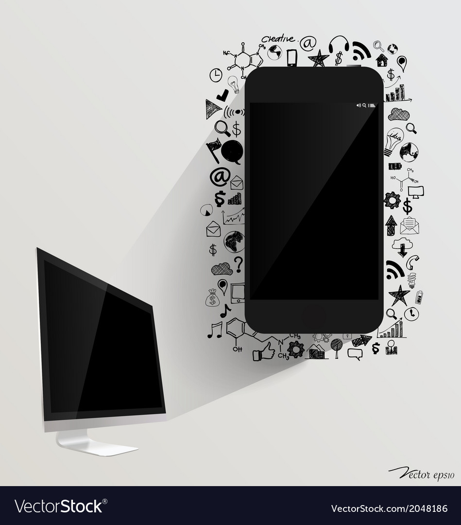 Computer display and touchscreen device