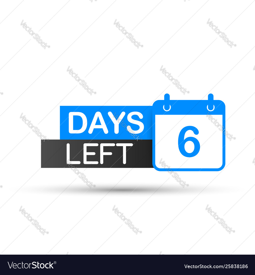 Countdown Timer - 6 Days Left