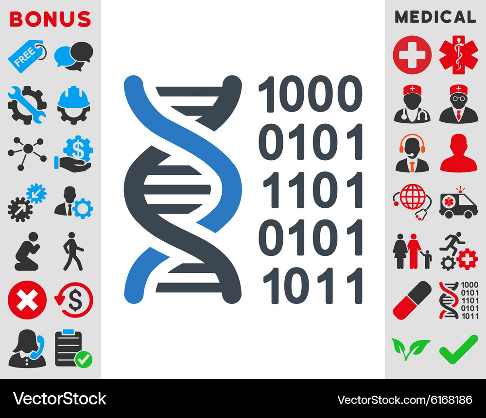 Genetic Code Icon Royalty Free Vector Image - VectorStock