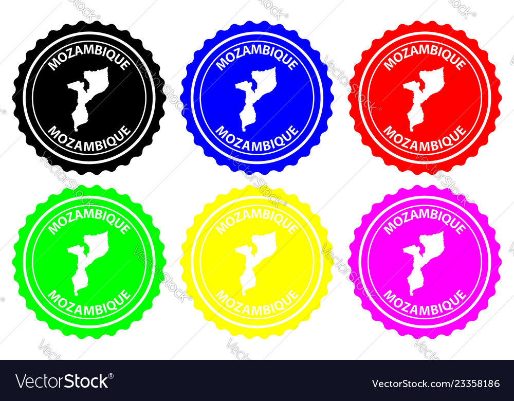 Mosambik Gummistempel vector image Mosambik Gummistempel