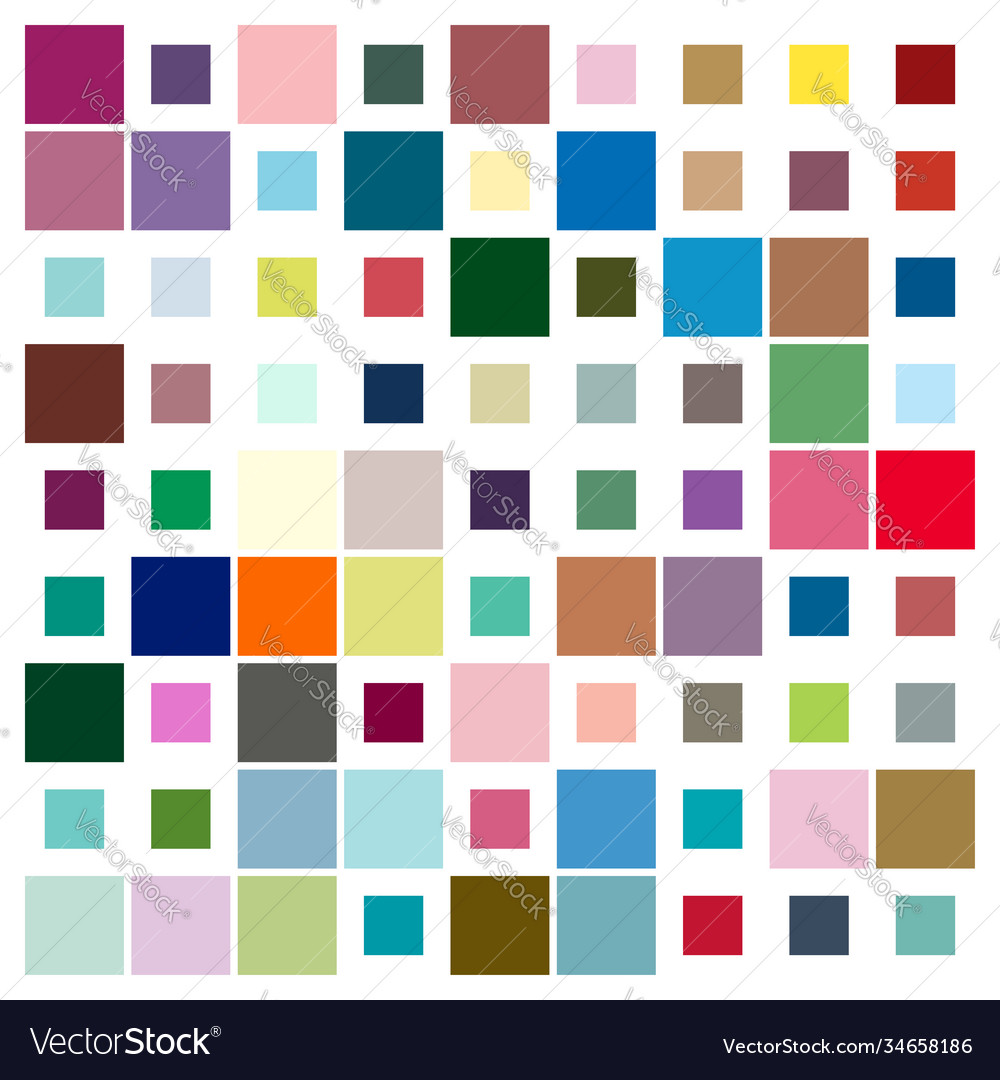 Random size squares design element
