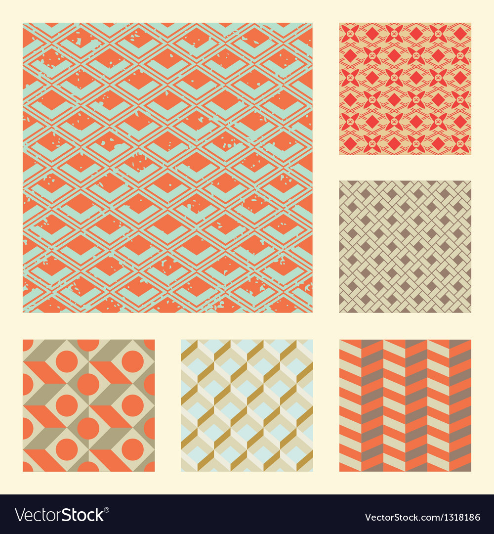 Seamless patterns set