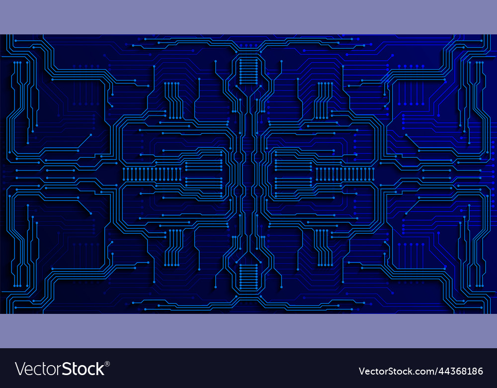 Technology background with hi-tech digital data vector image Technology background with hi-tech digital data