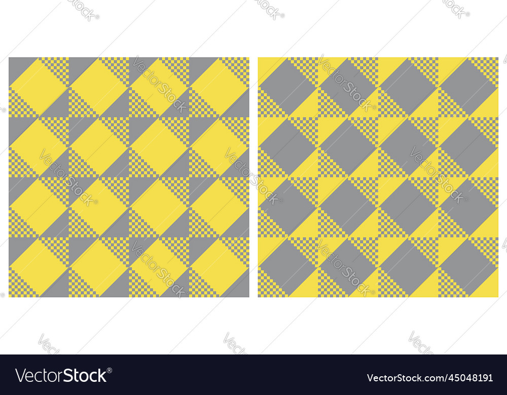 Checkered pattern diagonal pixel point seamless vector image Checkered pattern diagonal pixel point seamless