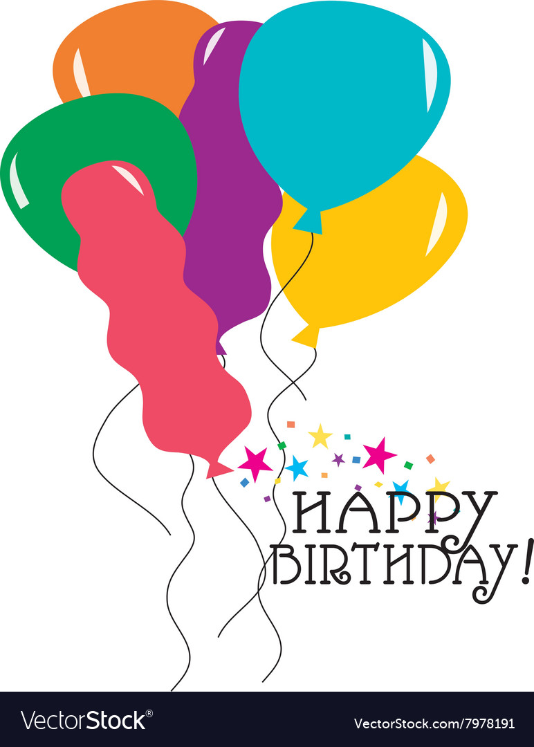 Happy birthday Royalty Free Vector Image - VectorStock