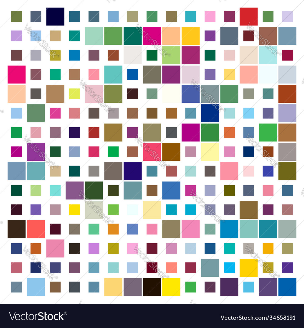 Random size squares design element