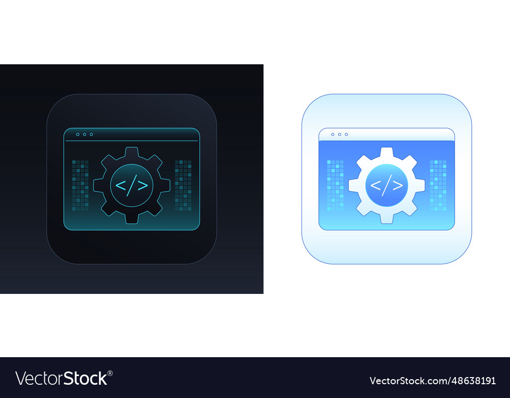 System window with code setting developer