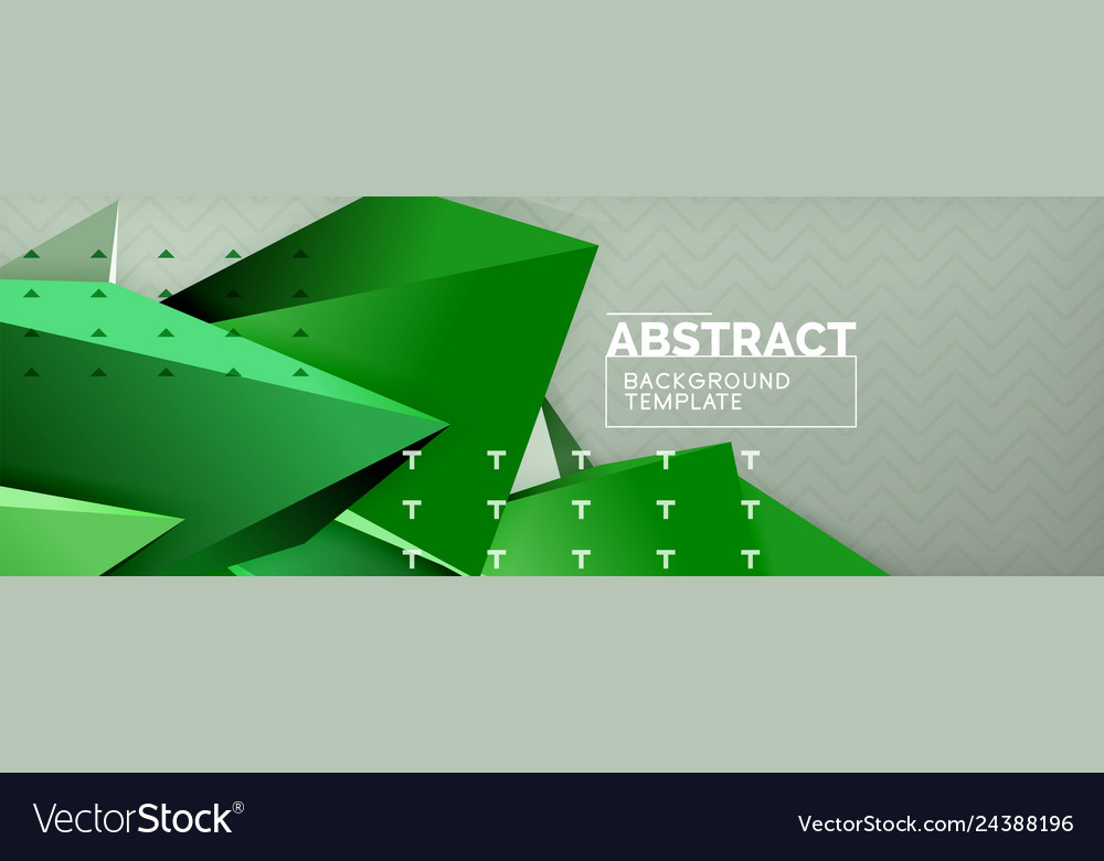 3d triangular minimal abstract background Vector Image 3d triangular minimal abstract background