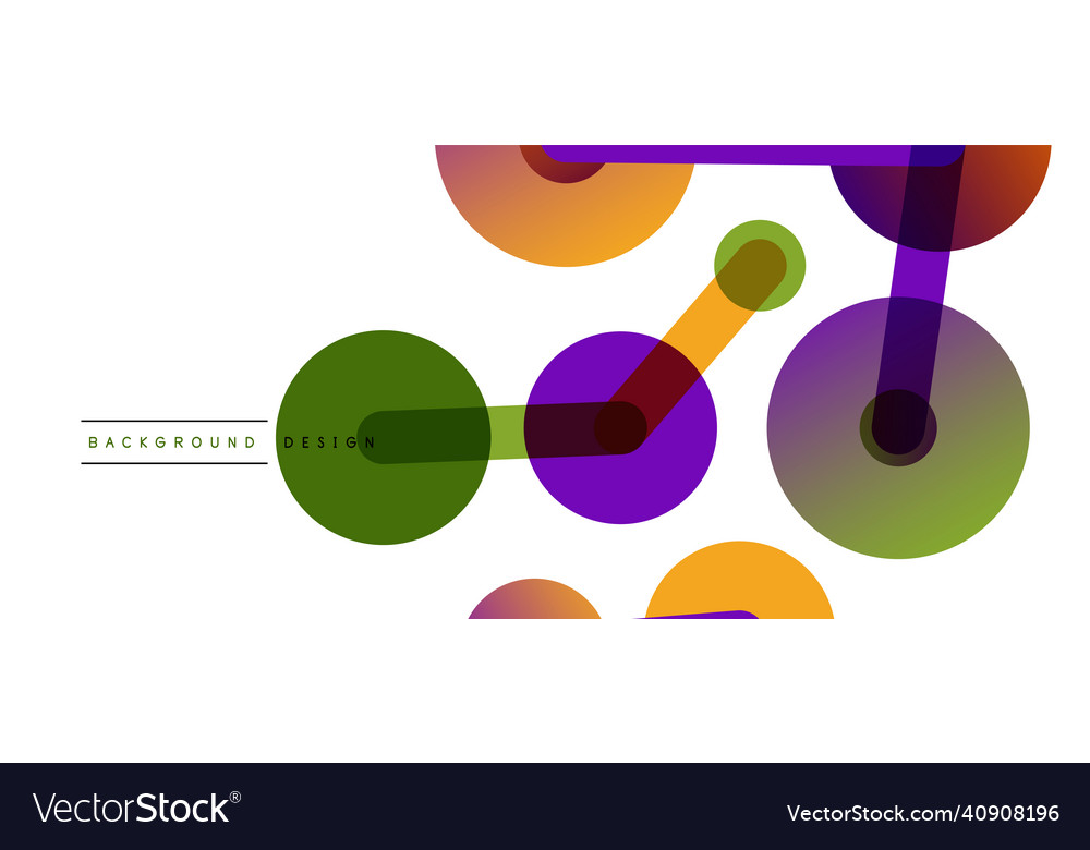 Abstract background round dots connected by lines Vector Image Abstract background round dots connected by lines