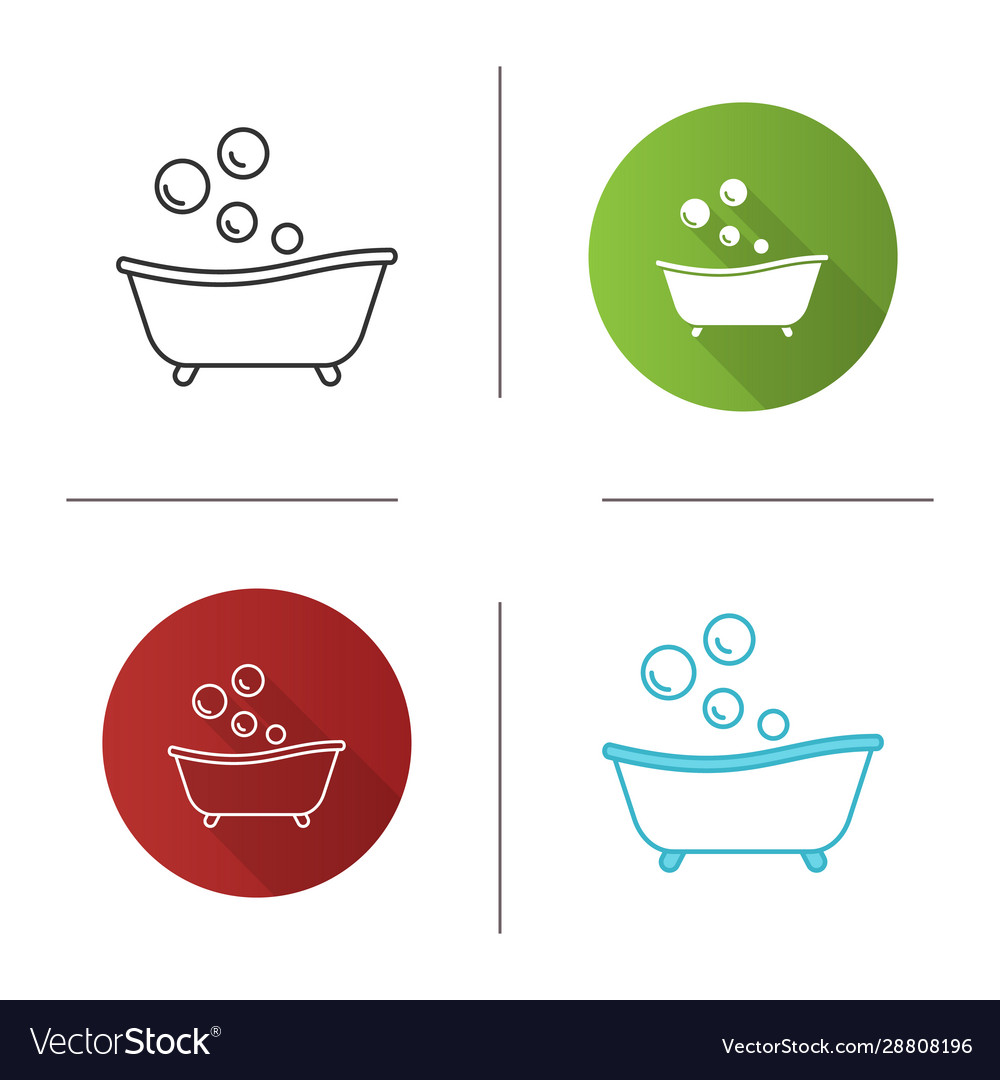 Baby bathtub icon vector image Baby bathtub icon