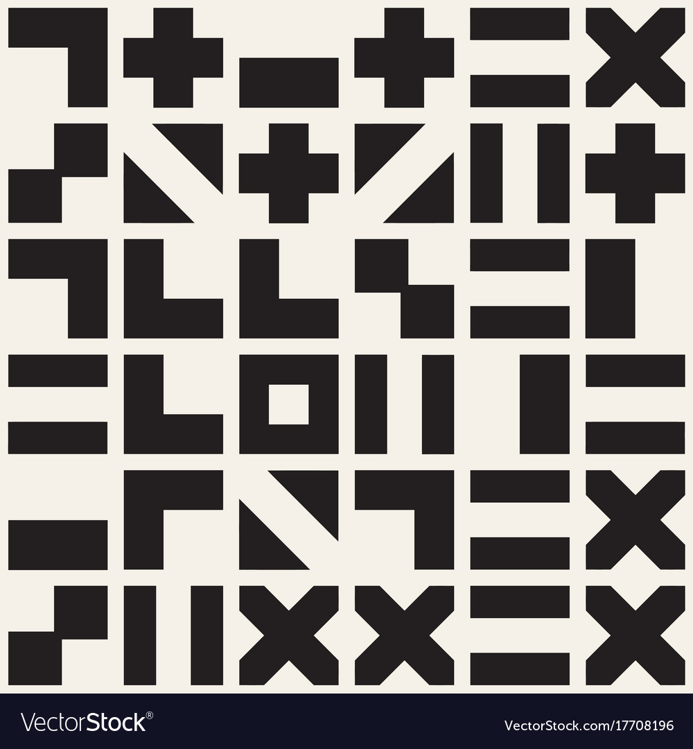 Chaotic Shapes Pattern