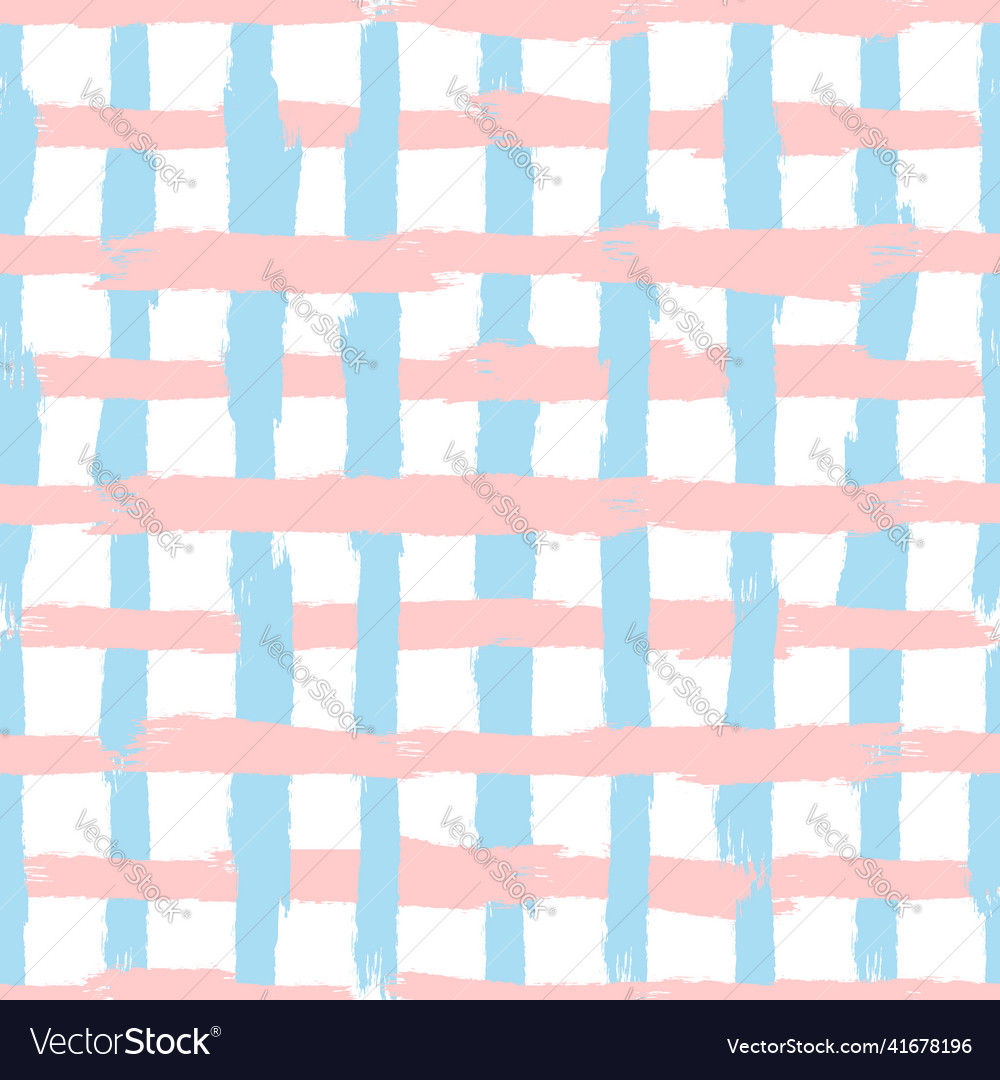 Checkered seamless pattern grid drawn on rough vector image Checkered seamless pattern grid drawn on rough