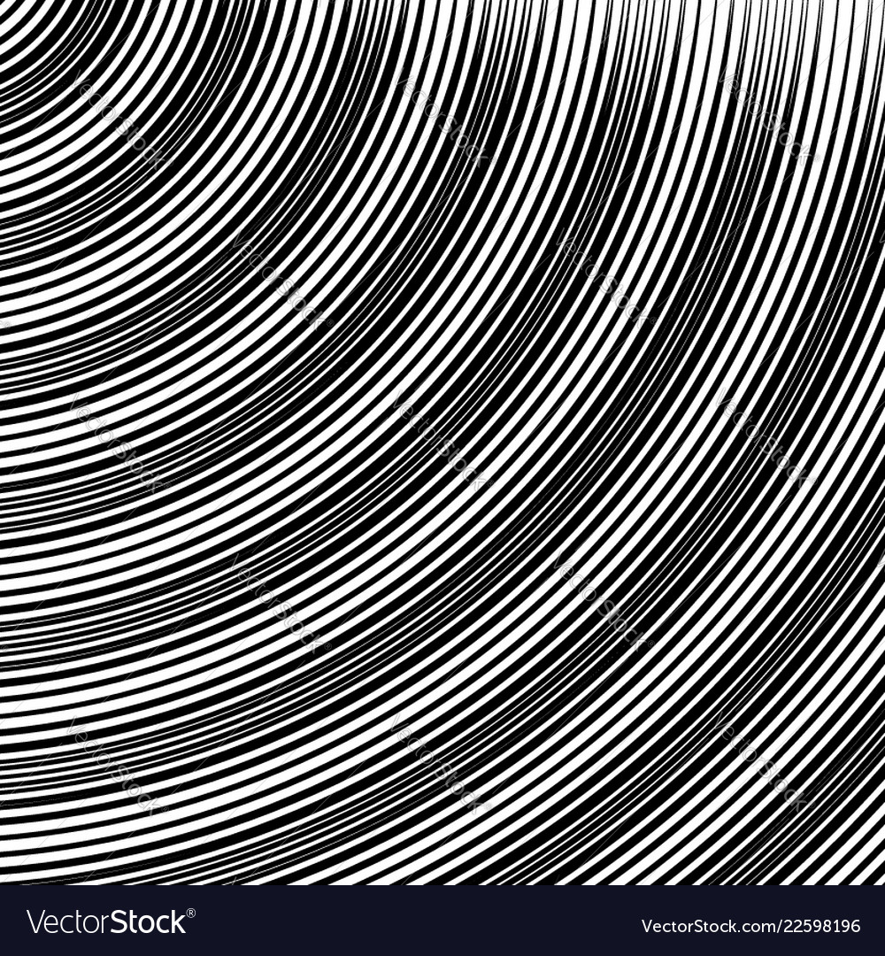 Kreismuster mit dynamischen unregelmäßigen Linien vector image Kreismuster mit dynamischen unregelmäßigen Linien