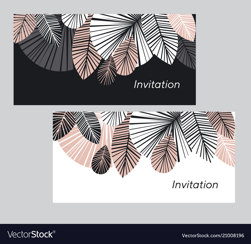 Exotic eaves seamless pattern for header card vector image Exotic eaves seamless pattern for header card