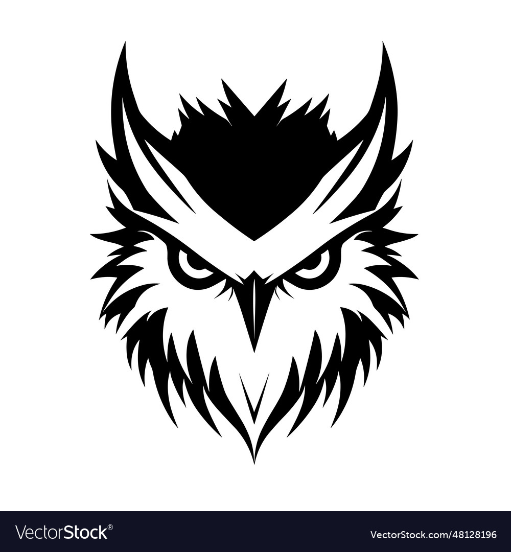 Harpy silhouette Royalty Free Vector Image - VectorStock