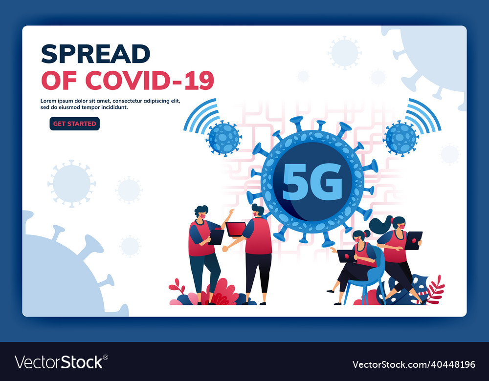Landing page of 5g internet connection to support