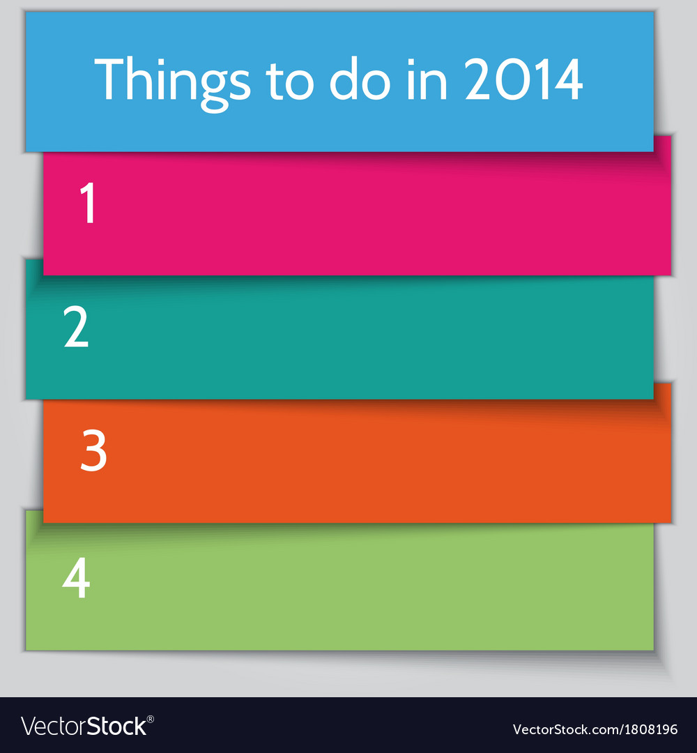 New Year Resolution List