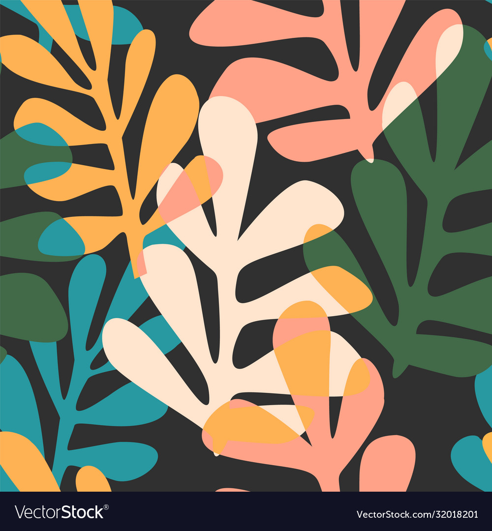 Abstract Leaf Pattern