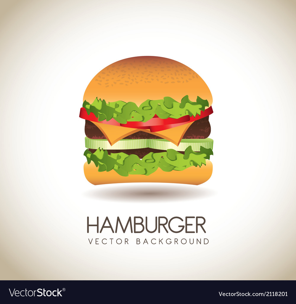 Burger with meat over vintage background