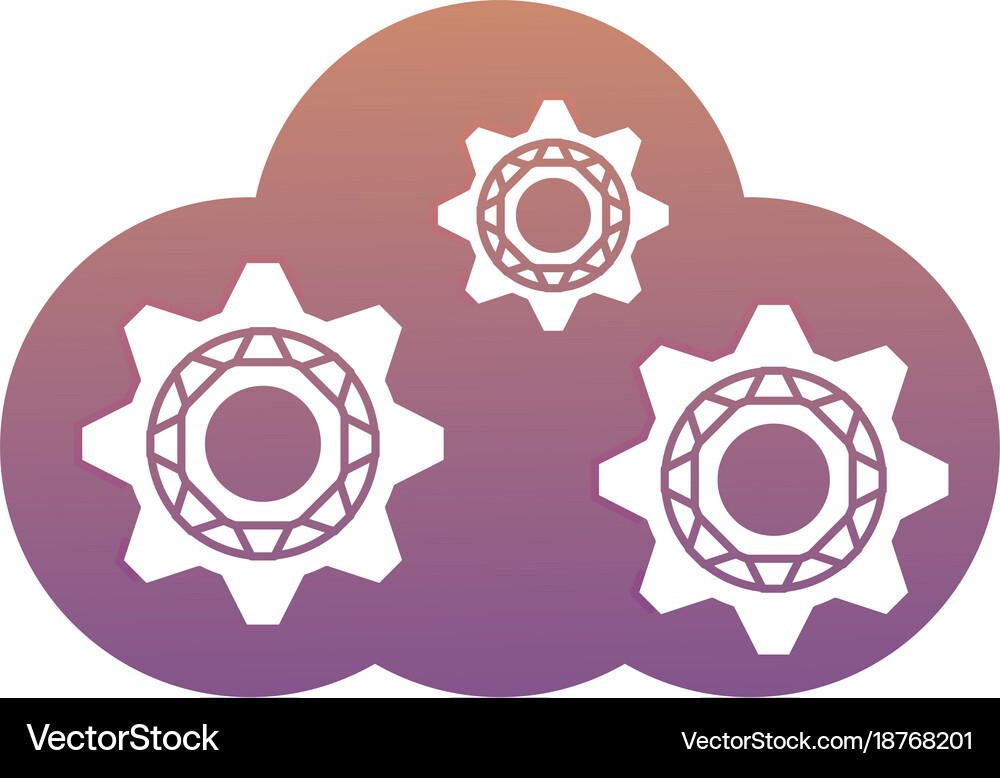Cloud storage design concept Royalty Free Vector Image