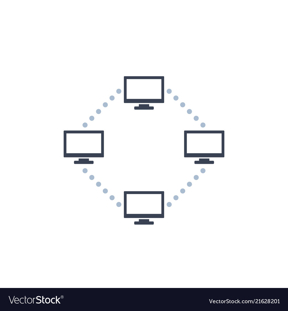 Computer Network Icon - Connection