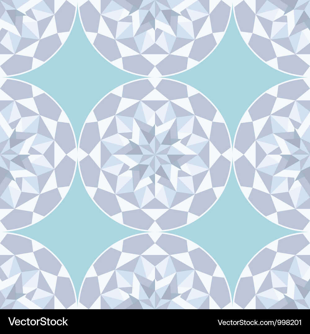 Diamond stone seamless background Royalty Free Vector Image