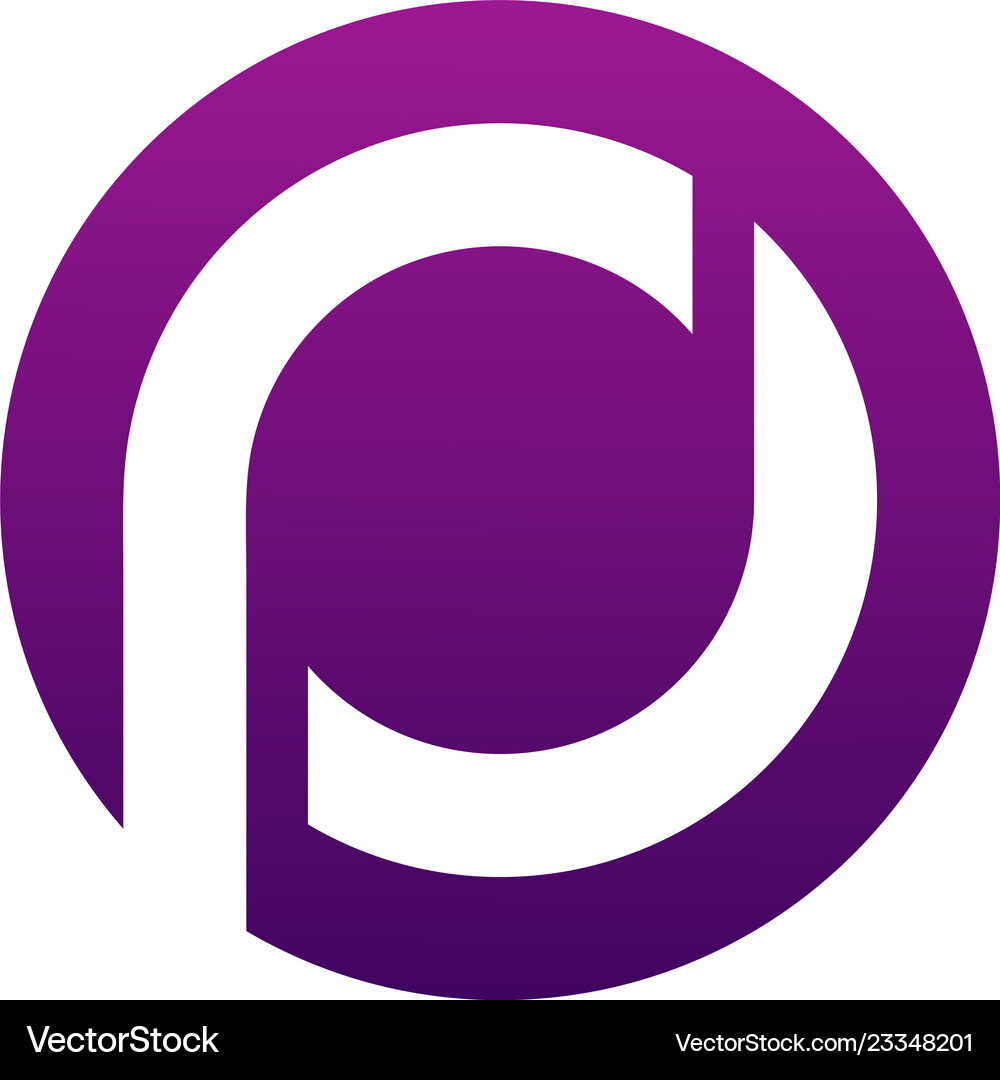 Letter p logo icon design template elements Vector Image