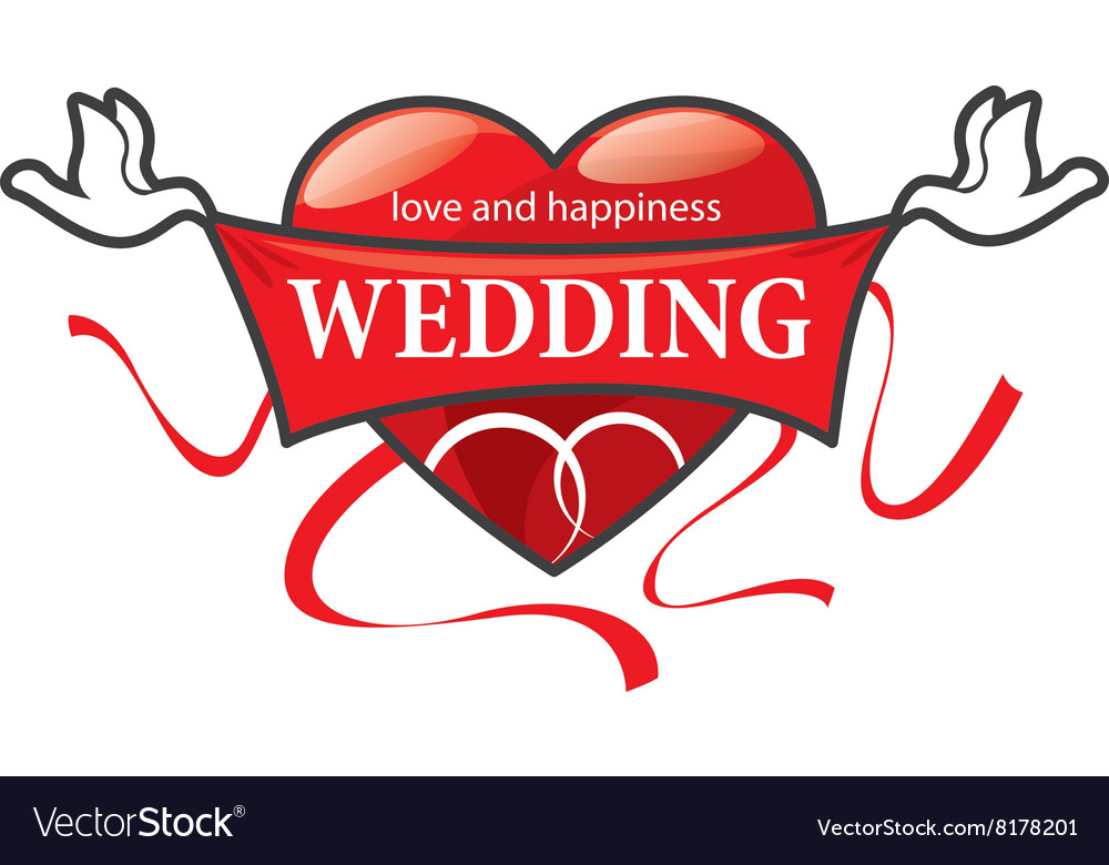 Logo wedding Royalty Free Vector Image - VectorStock