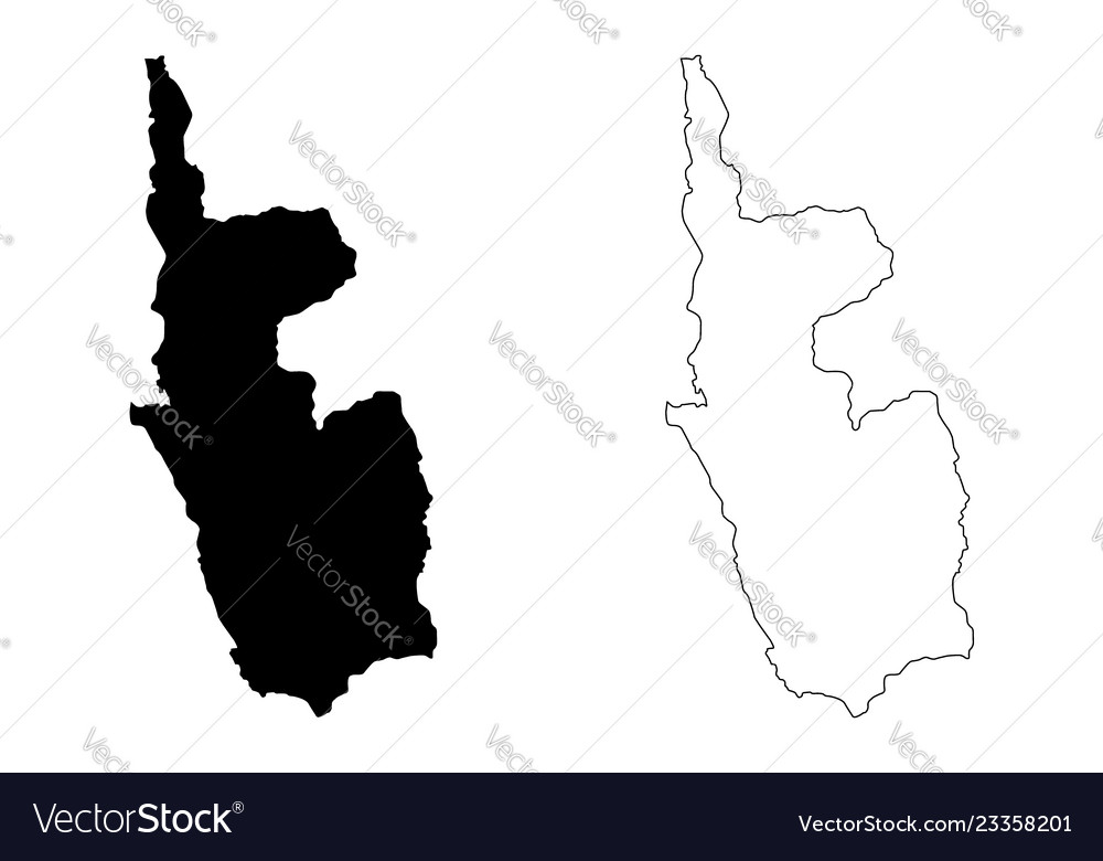 Magway region map Royalty Free Vector Image - VectorStock