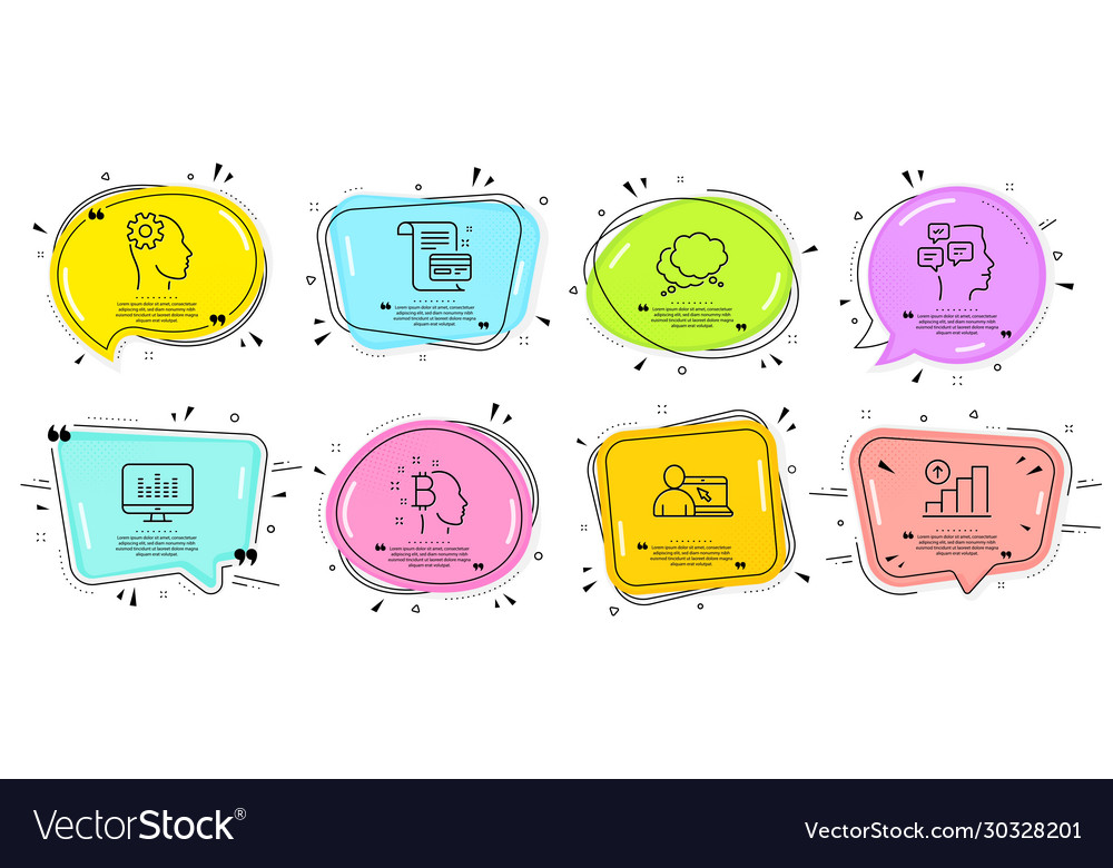 Messages music making and engineering icons set vector image Messages music making and engineering icons set