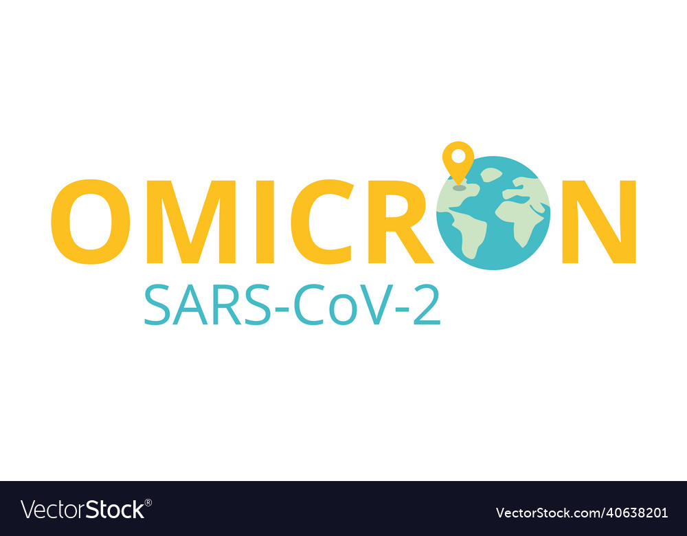Omicron new sars mutation variant b11529 concept Vector Image Omicron new sars mutation variant b11529 concept